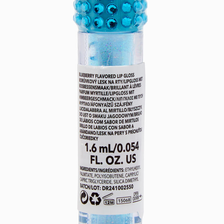Blue Bling Glitter Lip Gloss Wand,