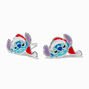 Disney Stitch Sterling Silver Enamel Christmas Stud Earrings,