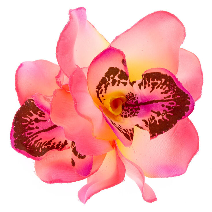 Large Orchid Hair Clip - Pink,