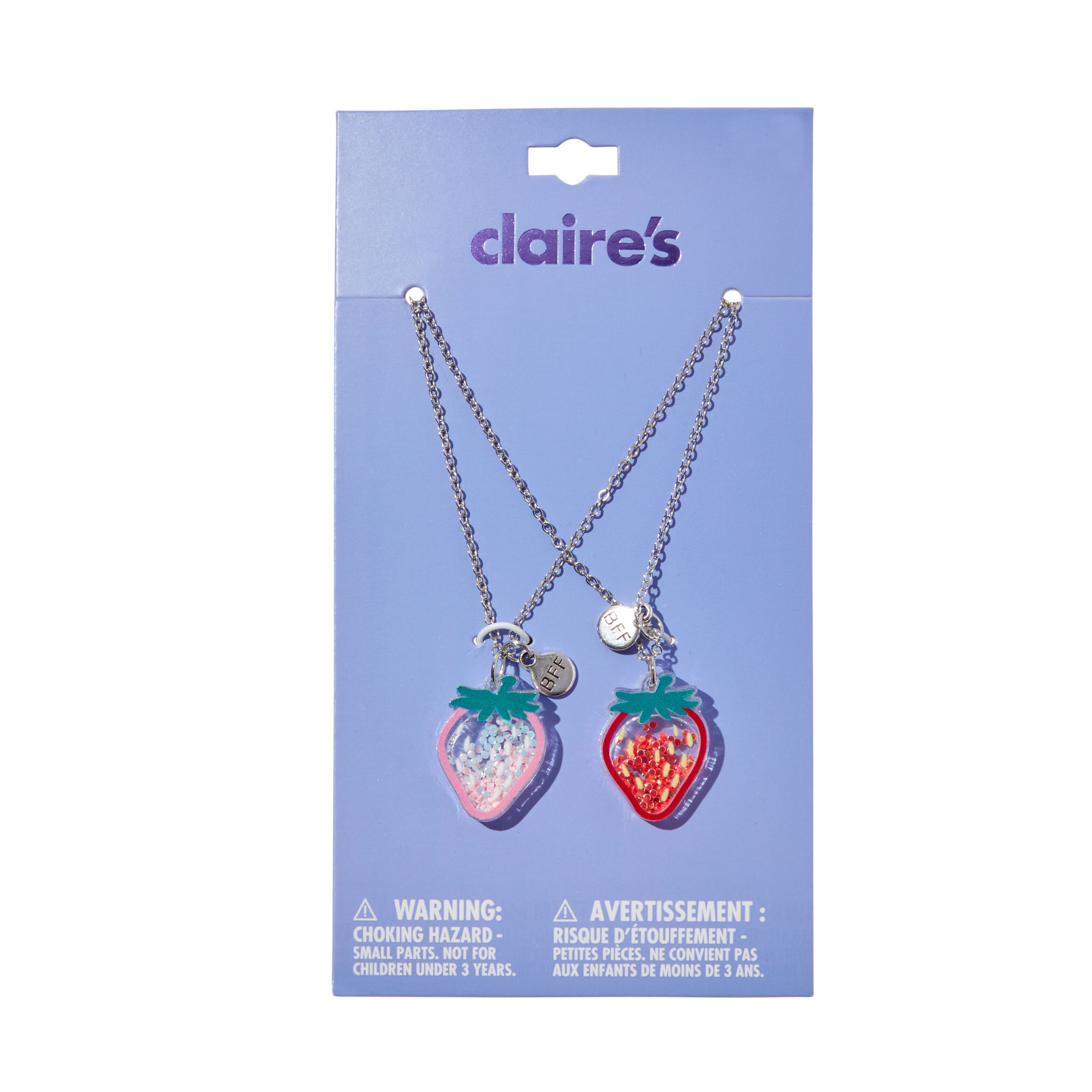 Lot de 4 colliers avec perles d'imitation du Claire's Club,