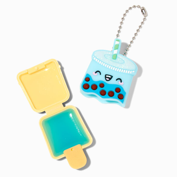 Pucker Pops&reg; Blue Boba Tea Lip Gloss - Blue Raspberry,