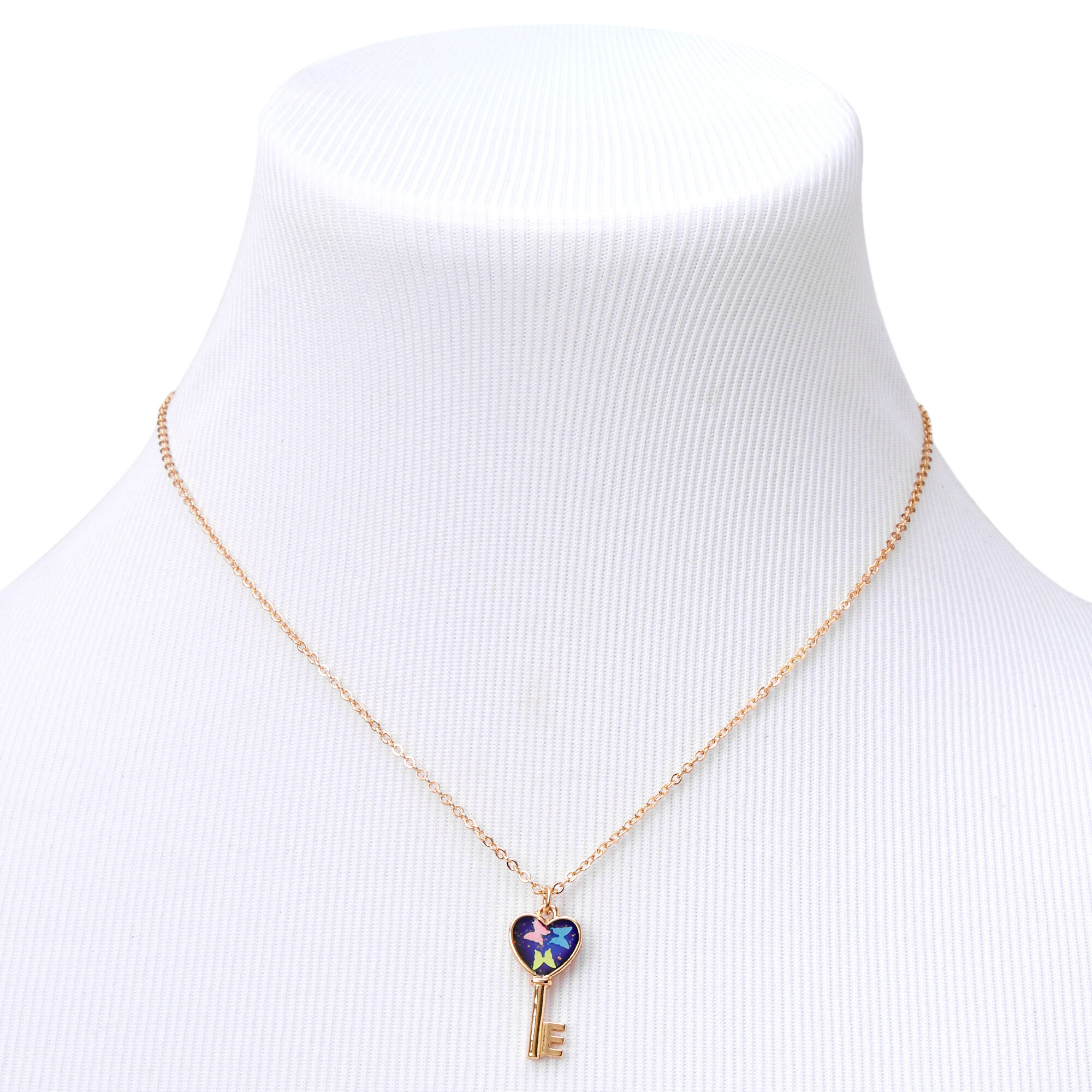 Claire's mood necklace key top