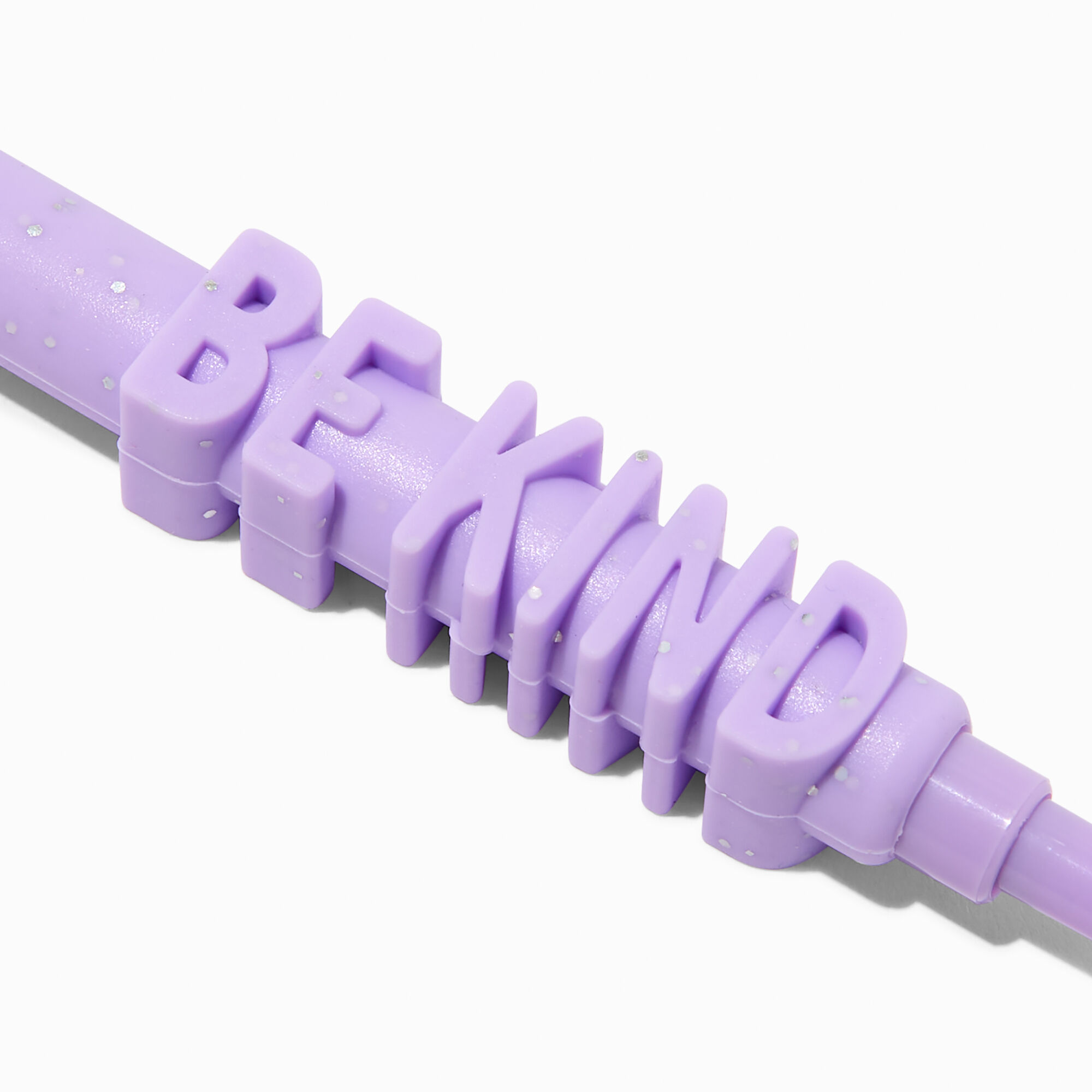 Stylo violet 3D « Be Kind »,