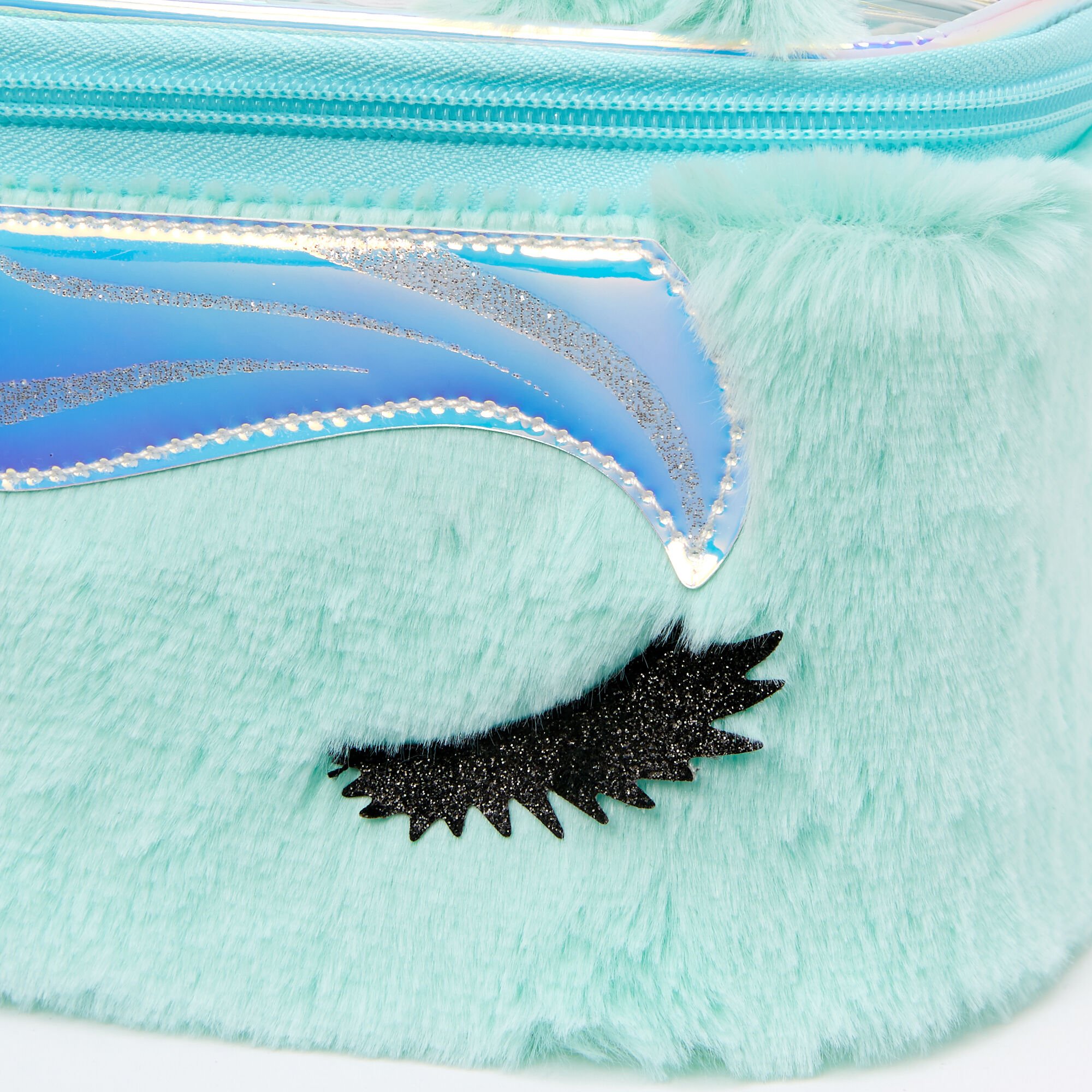 Miss Glitter the Unicorn Bath & Makeup Bag Set - Mint,