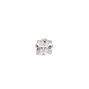 Clou d&#39;oreille arri&egrave;re plat pour piercing tragus strass 1,2&nbsp;mm couleur argent&eacute;e,
