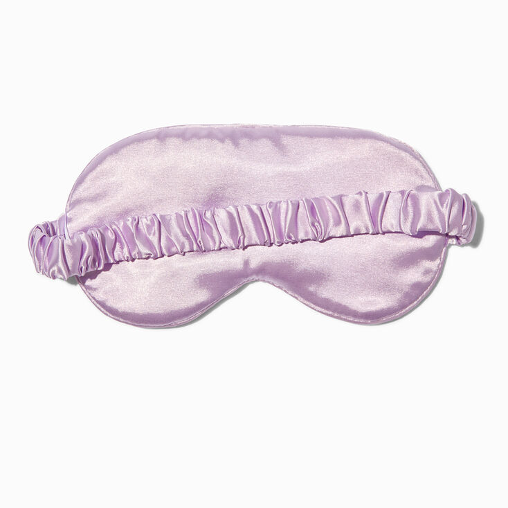 Lavender Star Bling Satin Sleeping Mask,