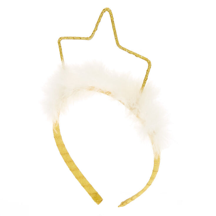 Claire's Serre-tête couronne Club Claire’s - Couleur doré