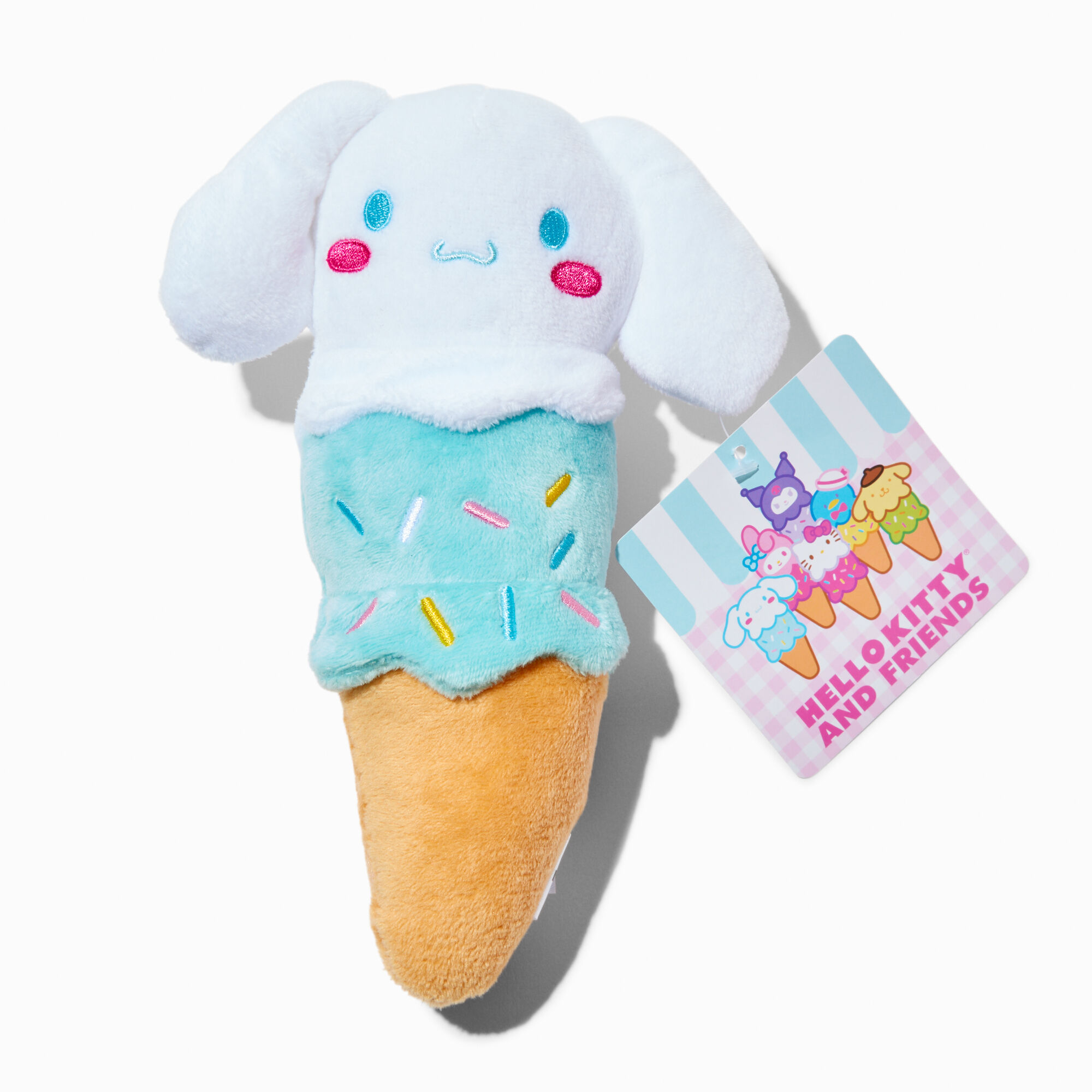 Claire s Hello Kitty And Friends Cinnamoroll 9 Ice Cream Cone Plush Toy Brazos Mall