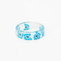 Clear Butterfly Resin Ring - Blue,