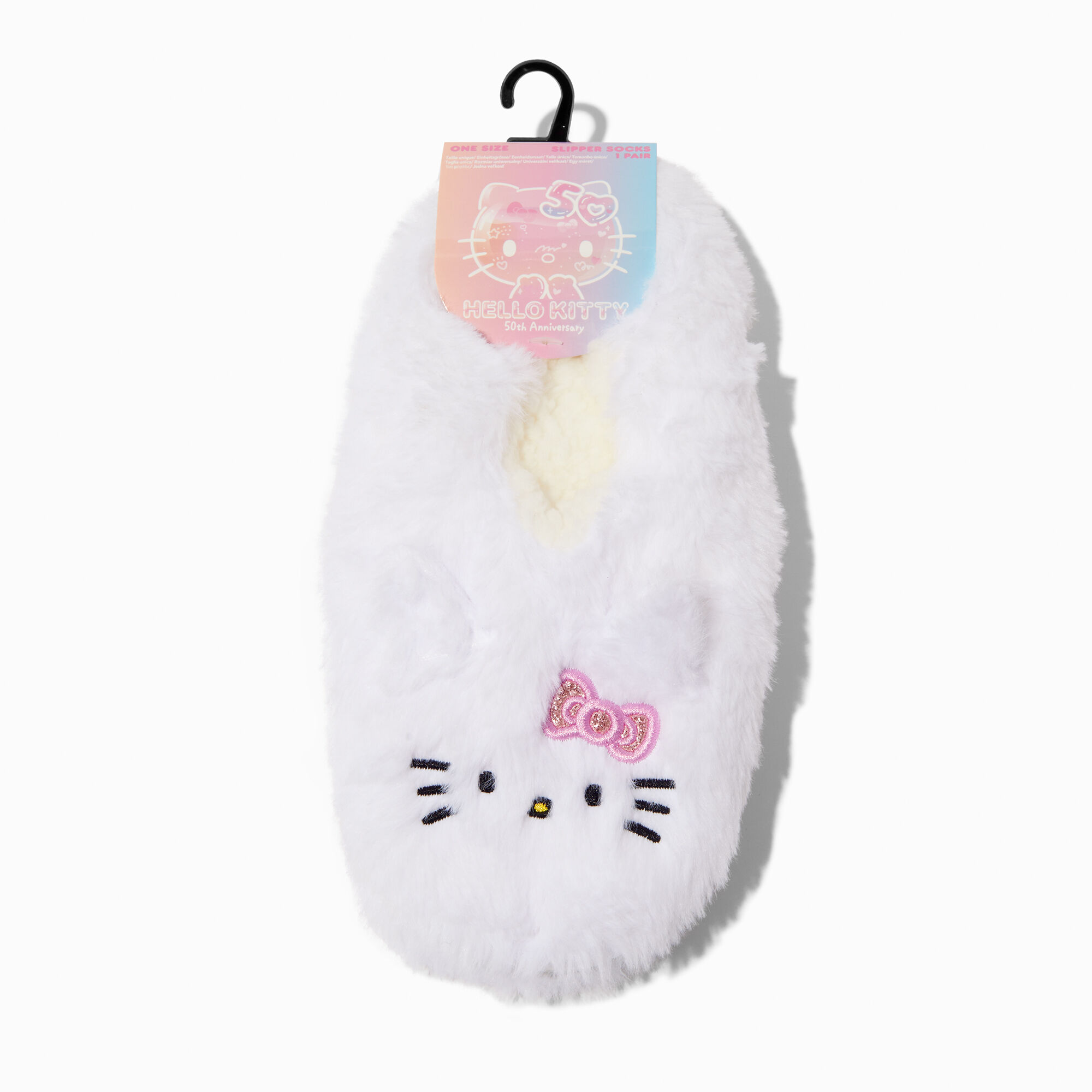 Hello Kitty® 50th Anniversary Slipper Socks - 1 Pair,