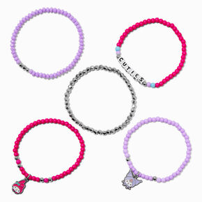 Sanrio&reg;Claire&#39;s Exclusive My Melody&trade; &amp; Kuromi&trade; Bracelet Set - 5 Pack,