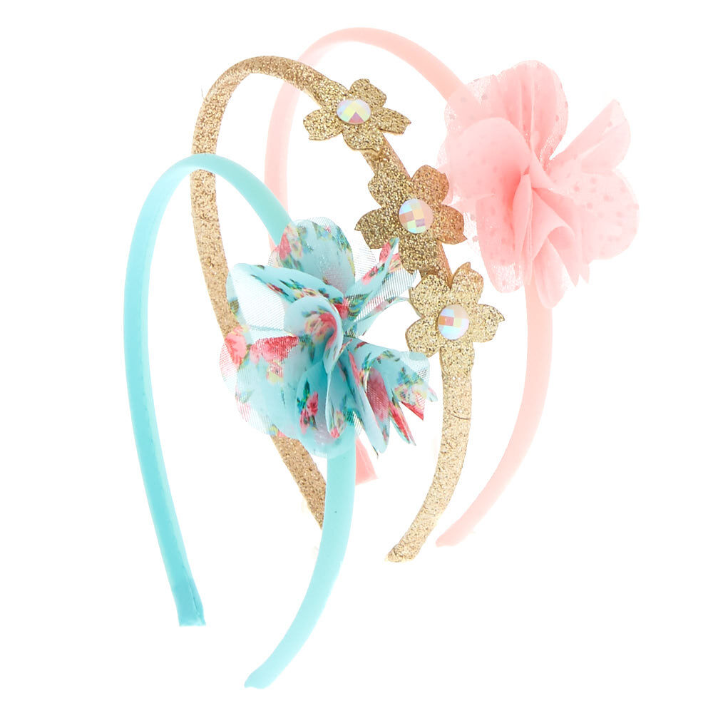 Claire's Club Floral Headbands - 3 Pack,