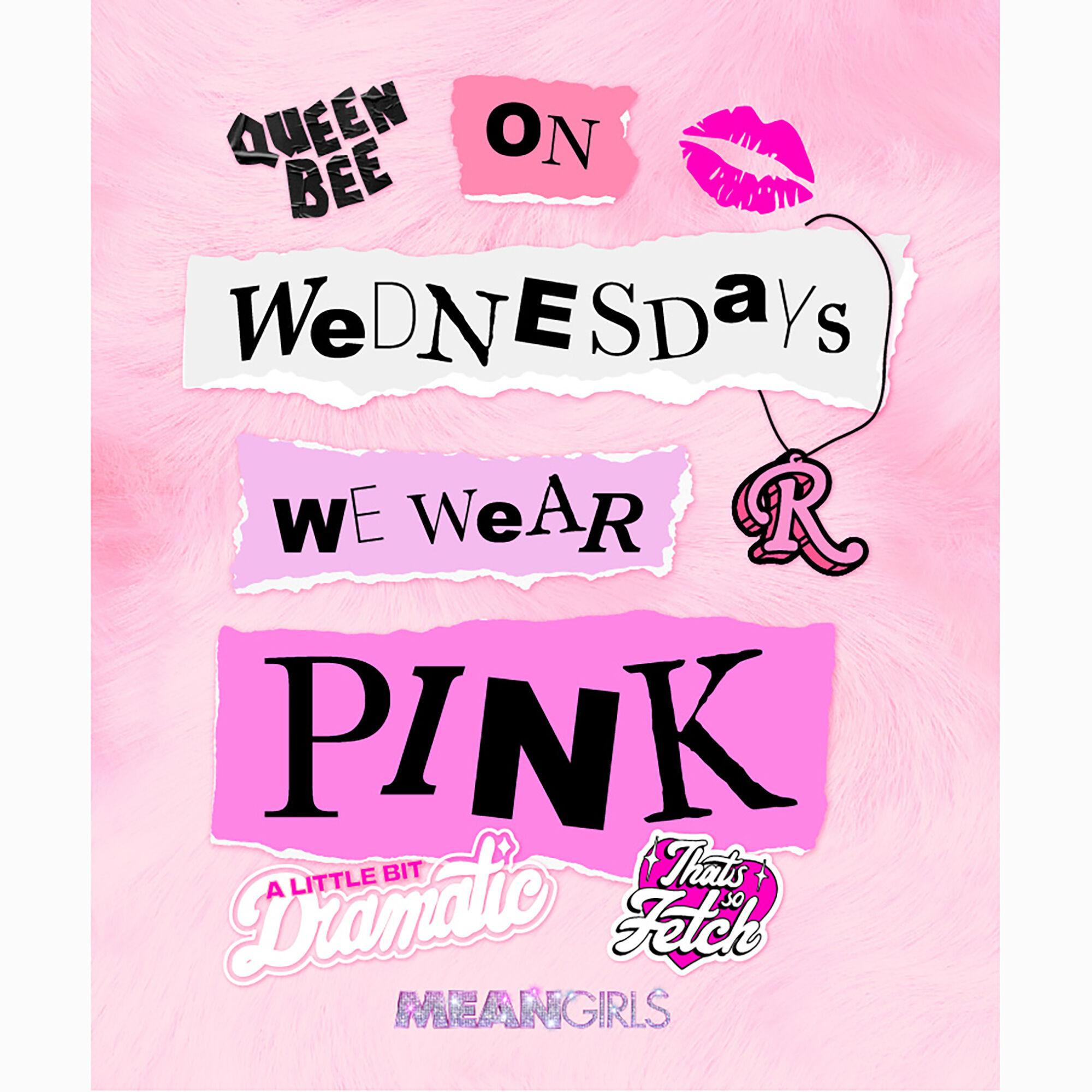 Mean Girls™ x Claire's Pink Silk Touch Throw Blanket,