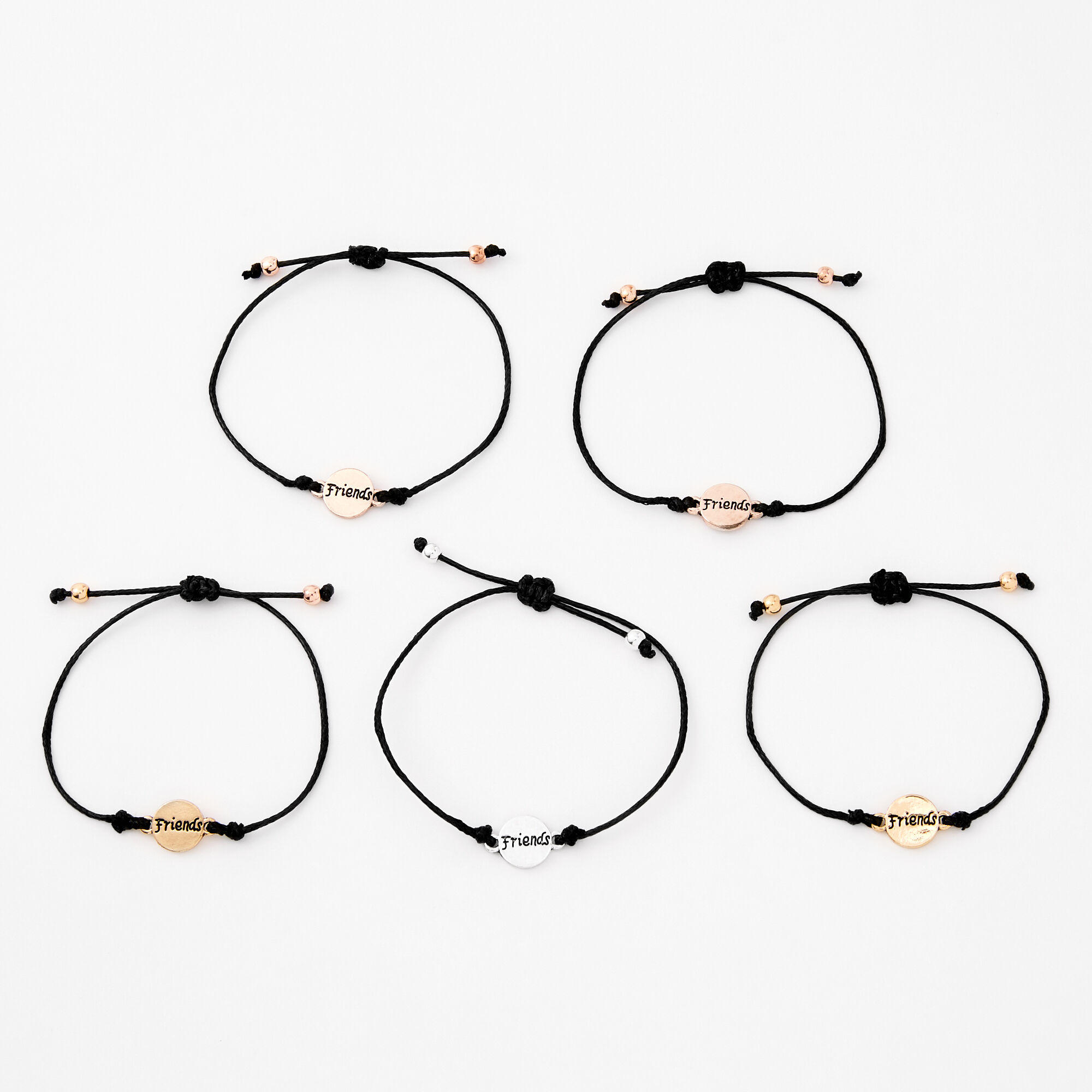 Adjustable clearance matching bracelets