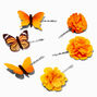 Marigold &amp; Butterfly Hair Pins - 6 Pack,