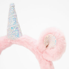 Glitter Unicorn Pink Earmuffs,