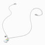 Best Friends Glow in the Dark Split Rainbow Pendant Necklaces - 2 Pack,