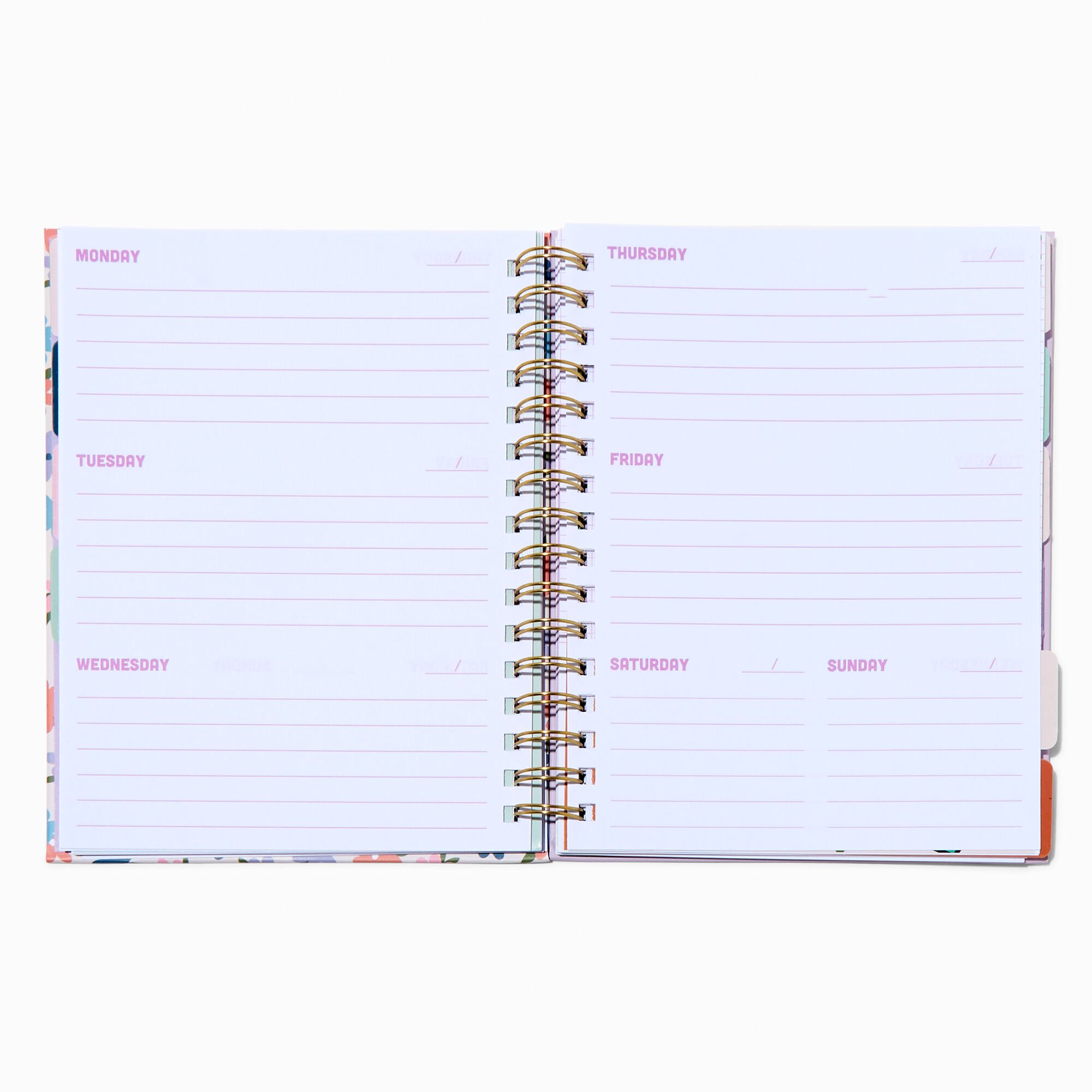 "Good Days Ahead" Floral Weekly Planner,