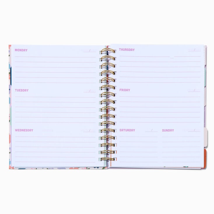 &quot;Good Days Ahead&quot; Floral Weekly Planner,