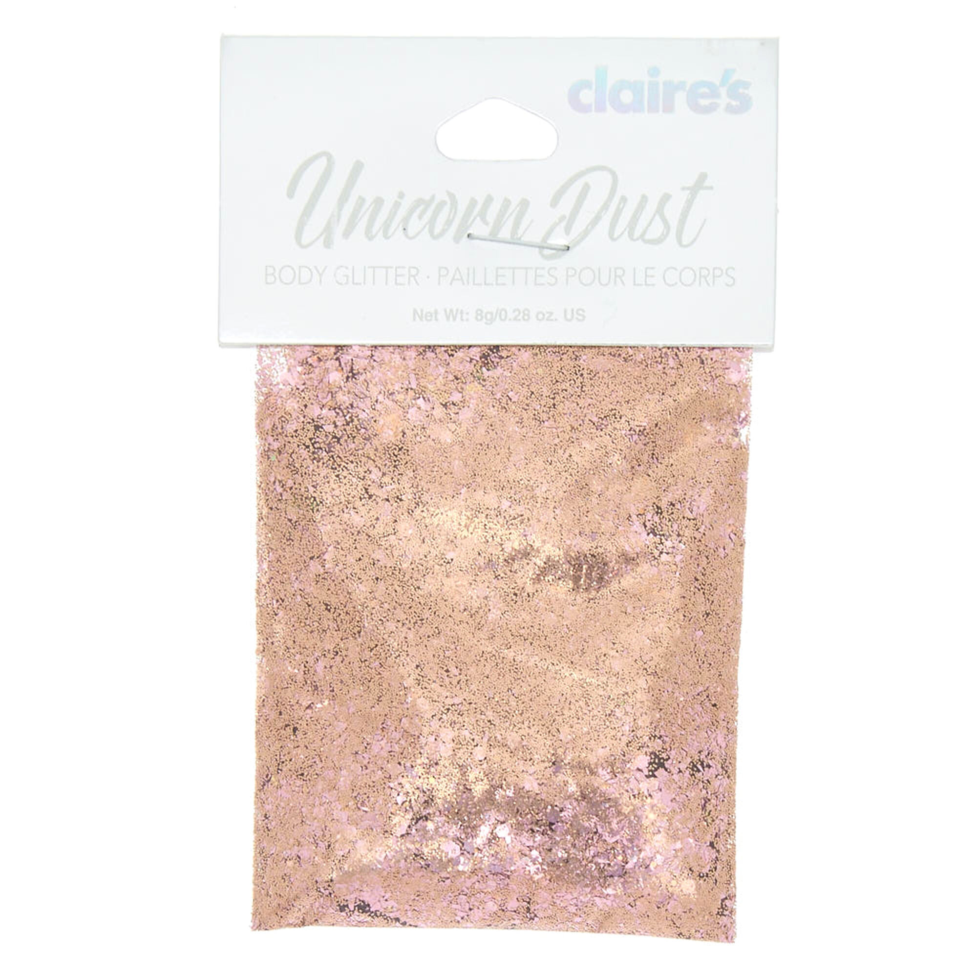 Unicorn Dust Body Glitter Rose Gold Claire S