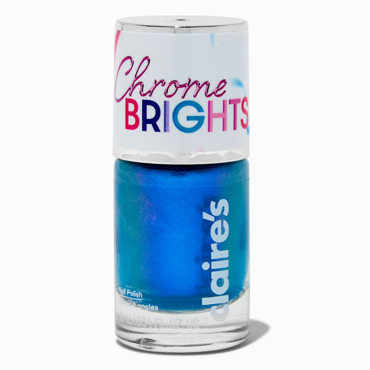 Chrome Brights Single Nail Polish - Cobalt,