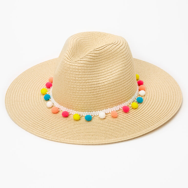 Claire's Chapeau cow-girl à pompon - Marron