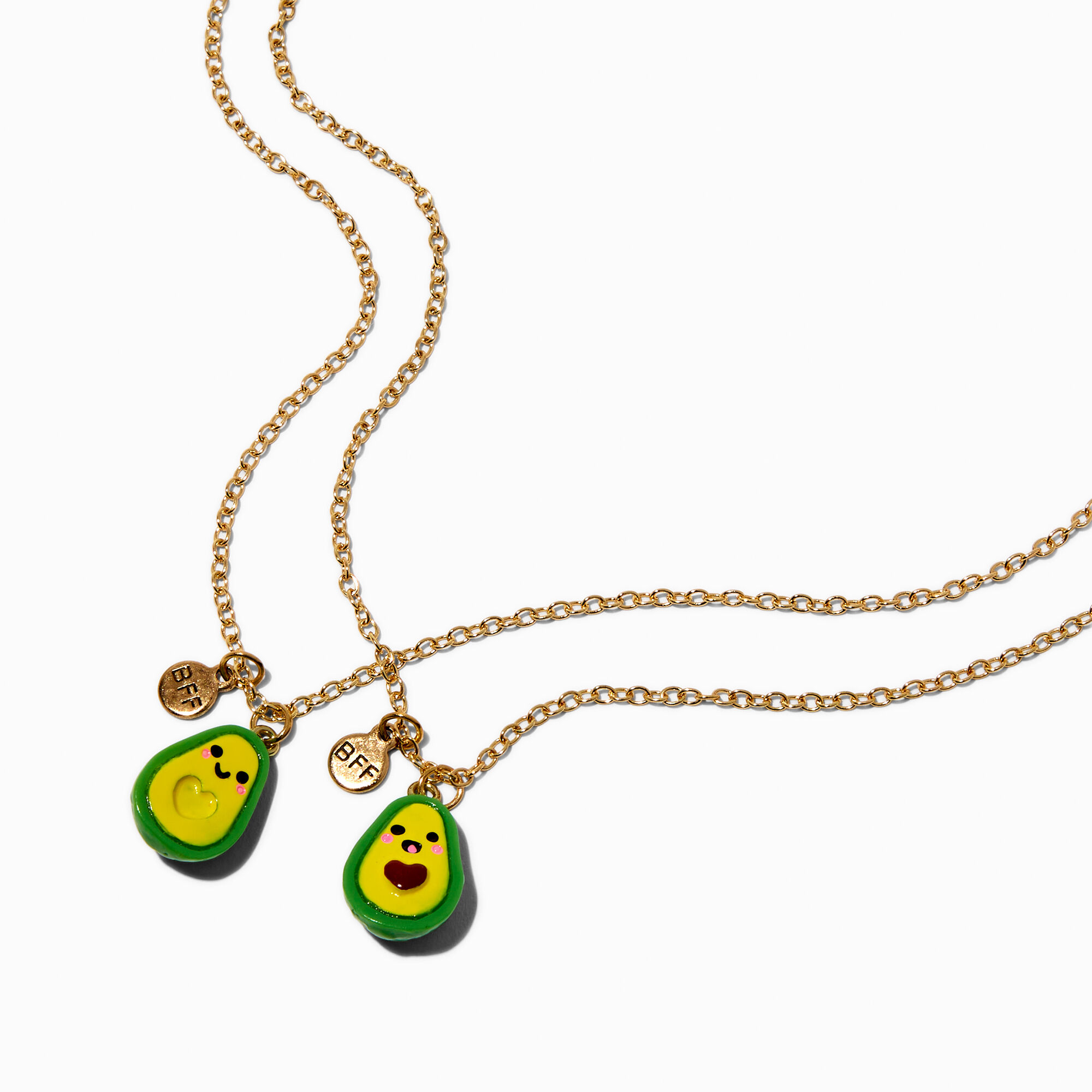 Birthday Card & Best Friends ''You're My Other Half'' Avocado Pendant Necklace Set - 3 Pack,