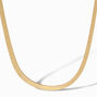 C LUXE by Claire&#39;s 18k Yellow Gold Plated Snake Chain Necklace,