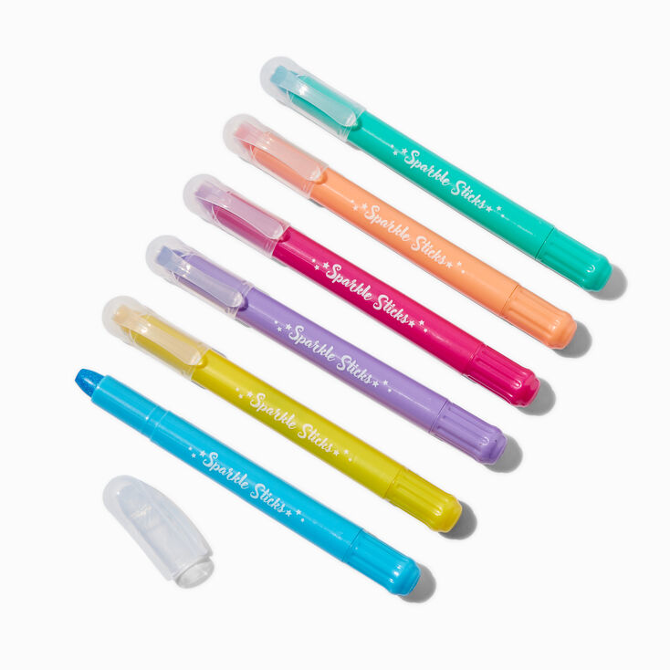 Sparkle Sticks Glitter Gel Twist Crayons - 6 Pack,