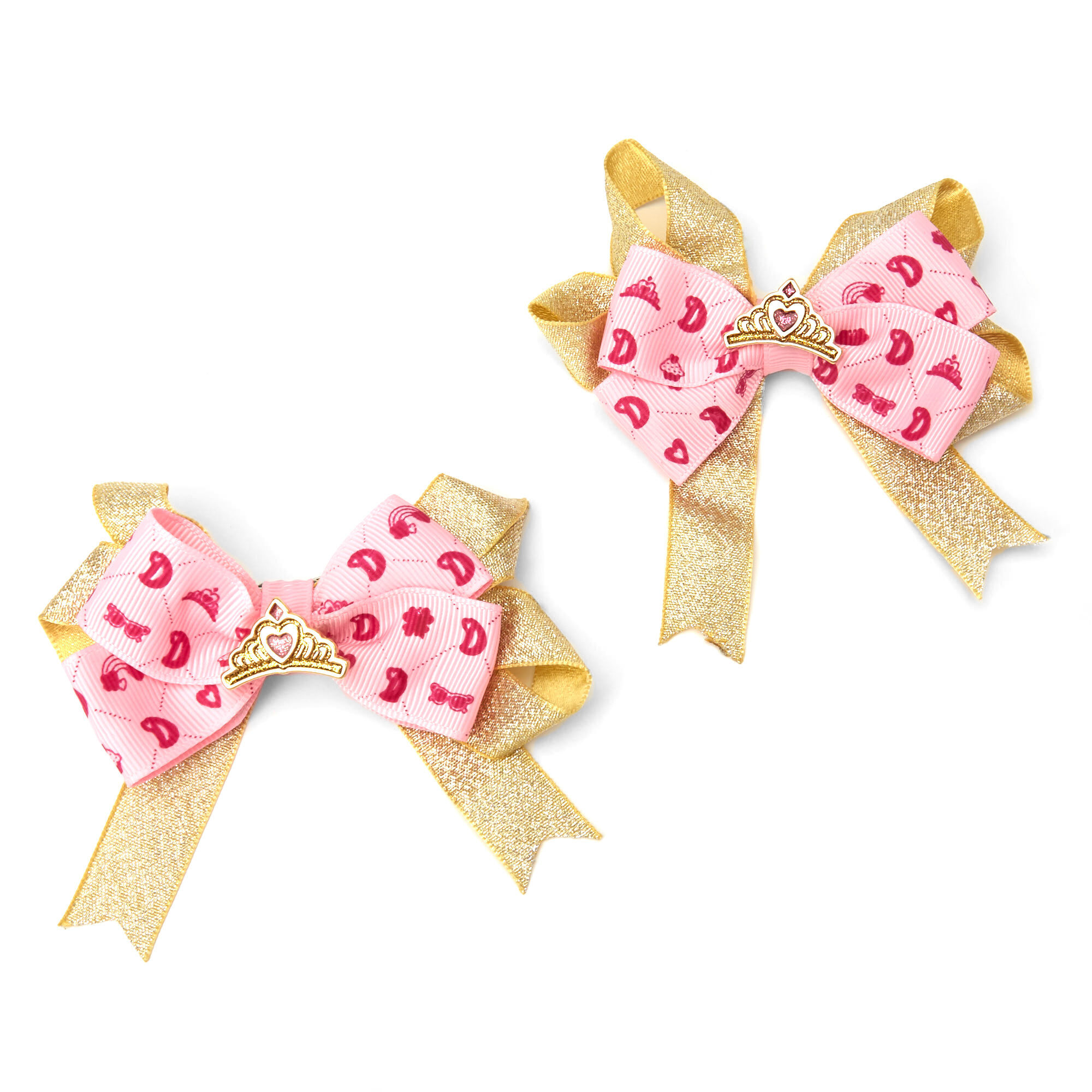 Love, Diana™ Cloth Face Mask and Hair Bows – Pink, Child Small,