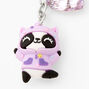 Silicone Panda Keychain - Pink,
