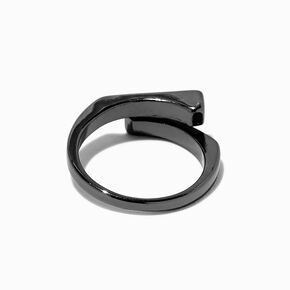 Hematite Geometric Wrap Ring,