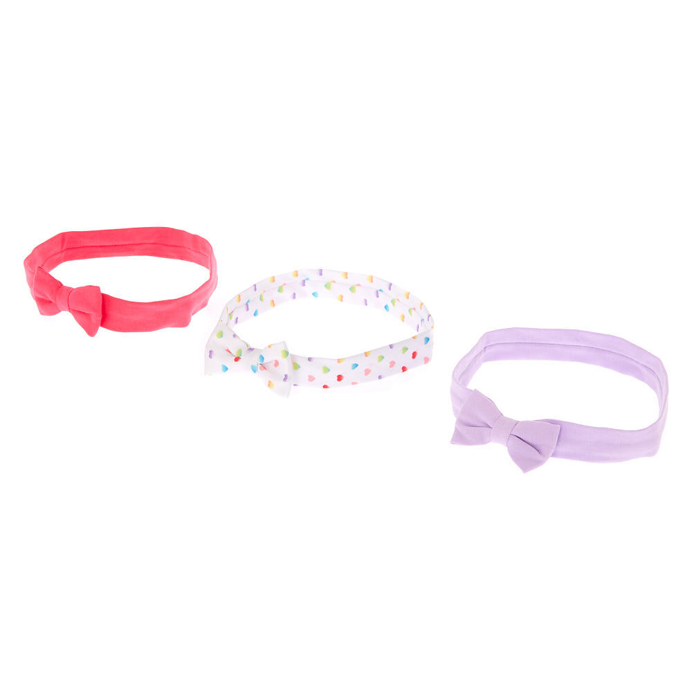 Claire's Club Bow Headwraps - 3 Pack,