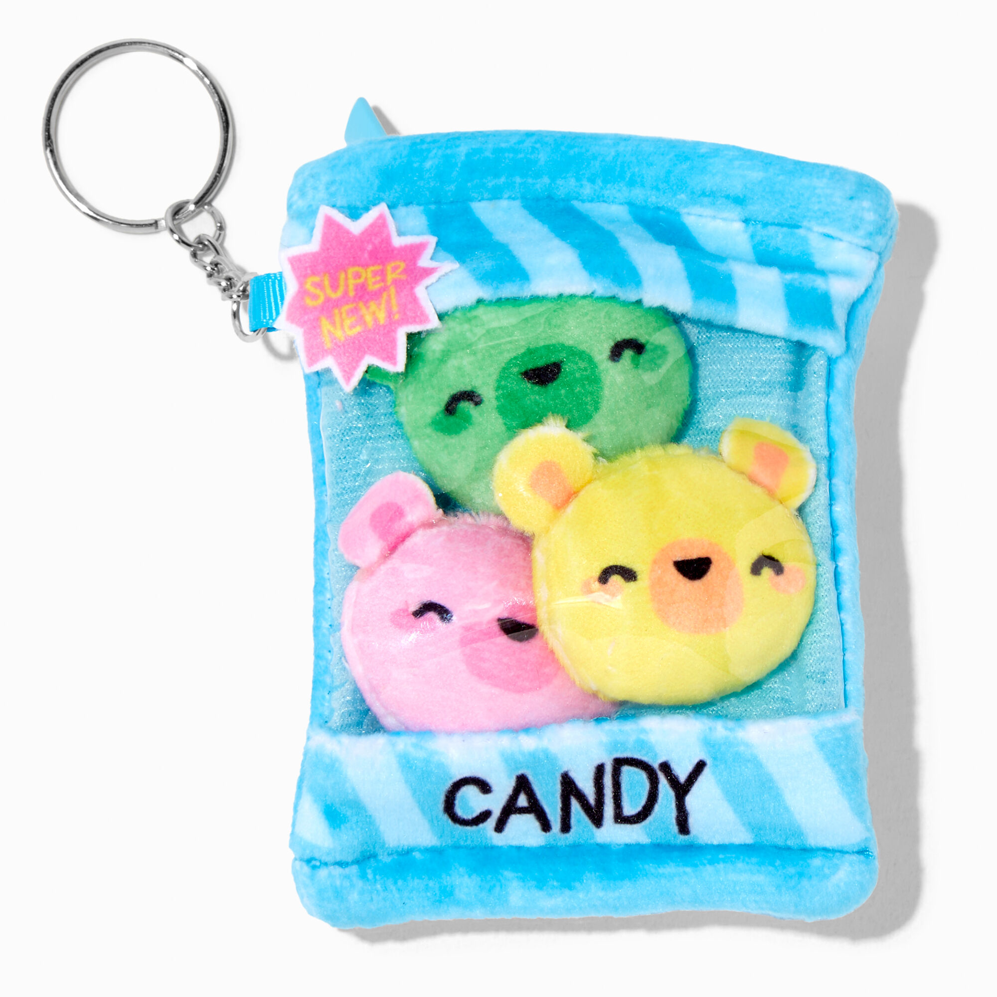View Claires Candy Bear Keychain Pouch information
