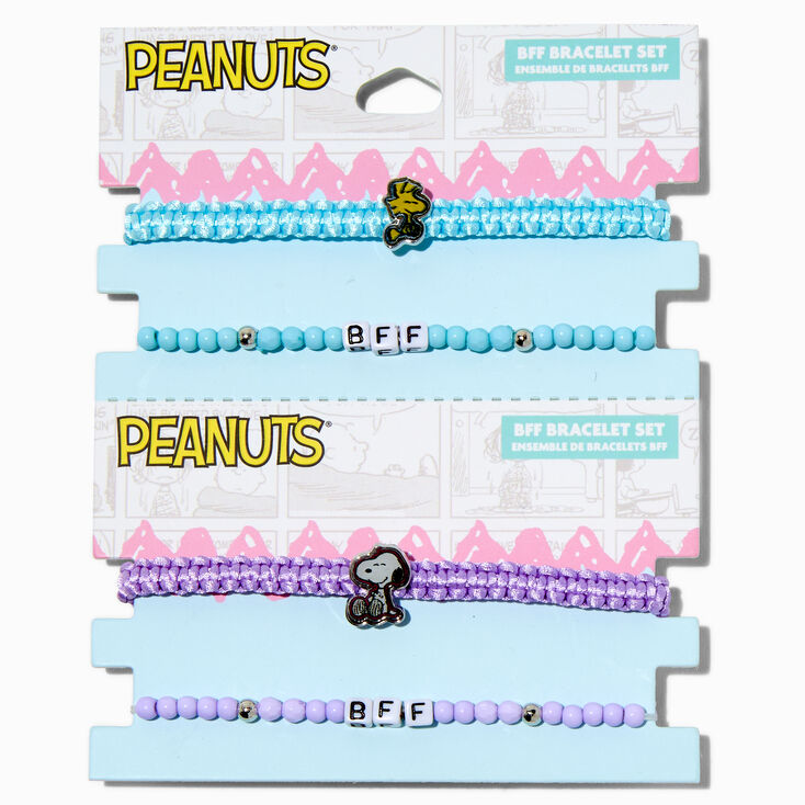 Peanuts&trade; Snoopy &amp; Woodstock Best Friends Bracelet Set - 4 Pack,