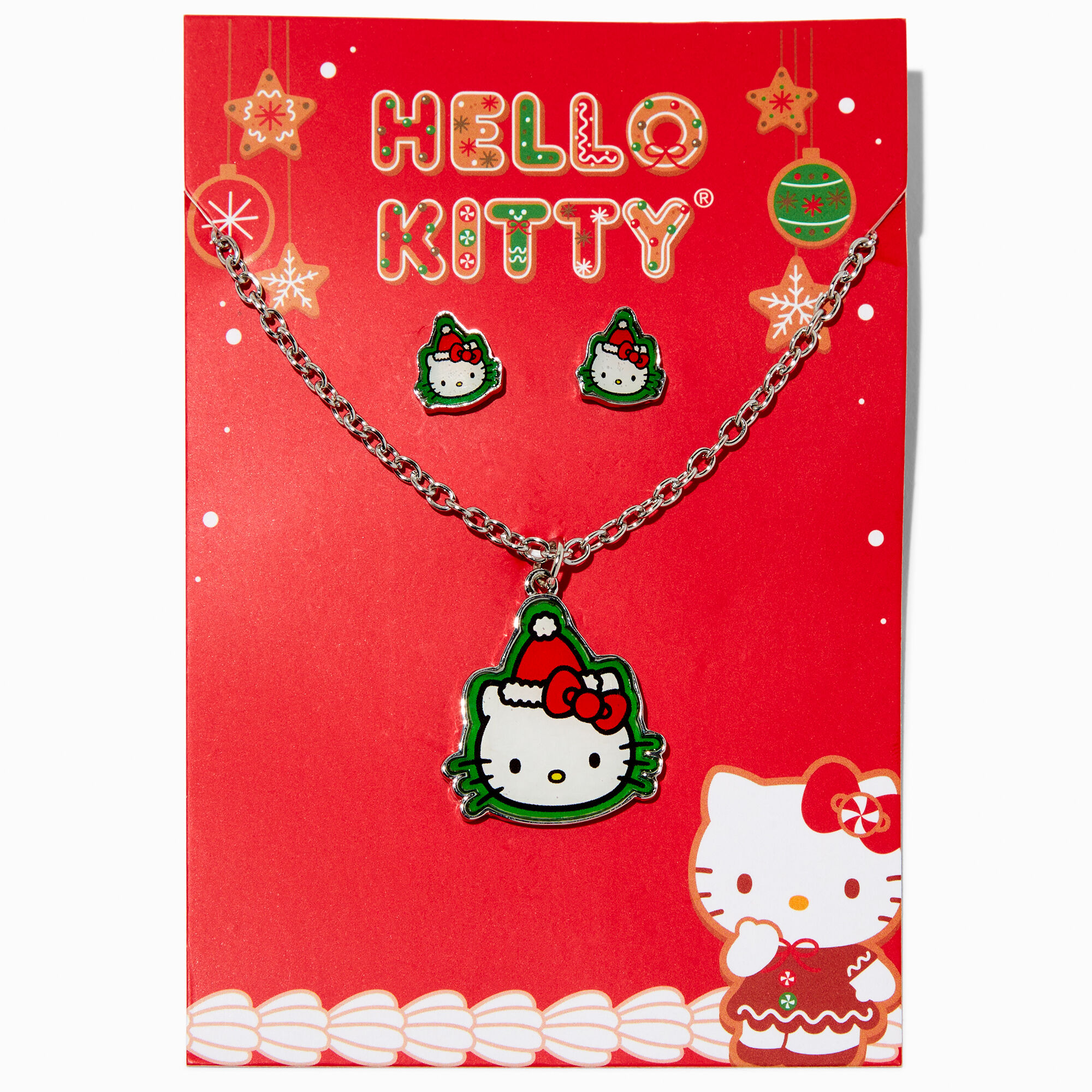 Hello Kitty Christmas Jewelry Set 2 Pack