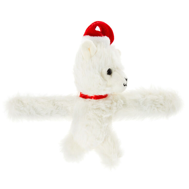 &#35;Lovable Huggable&reg; Llama Slap Bracelet - White,