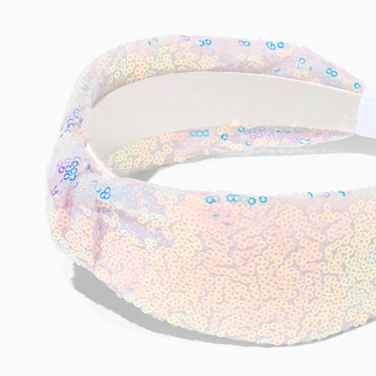 Iridescent Sequence Knotted Headband,