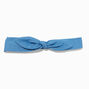 Blue Denim Knotted Bow Headwrap,