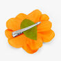 Orange Flower Hair Clip,