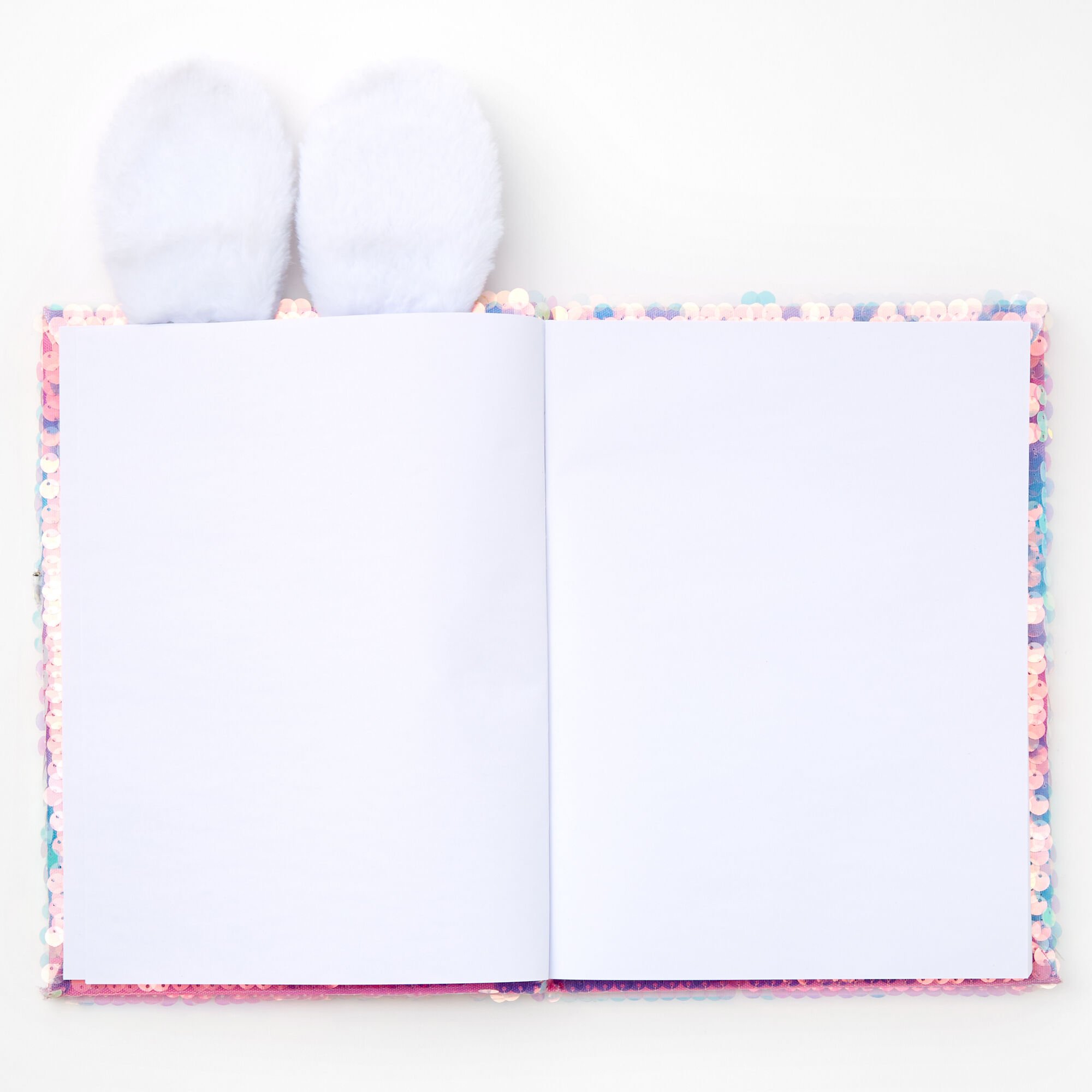 Sequin Bunny Sketchbook - Pink,