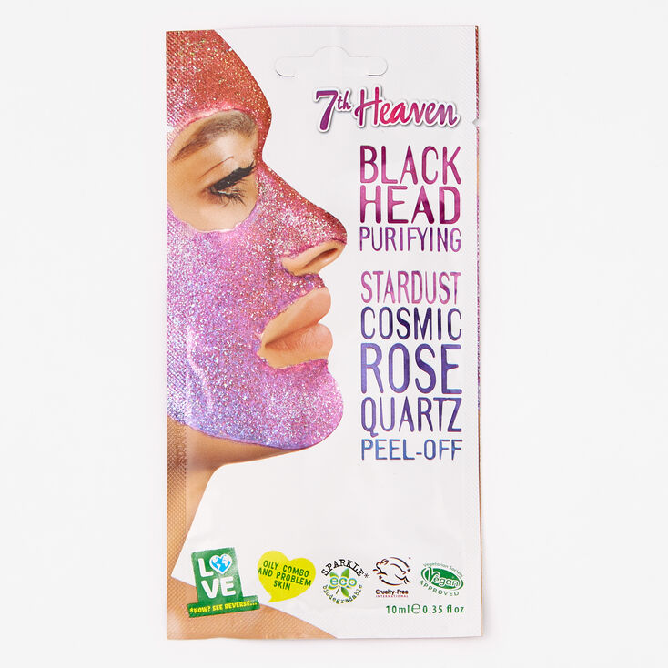 7th Heaven Stardust Cosmic Rose Quartz Peel-Off Face Mask,