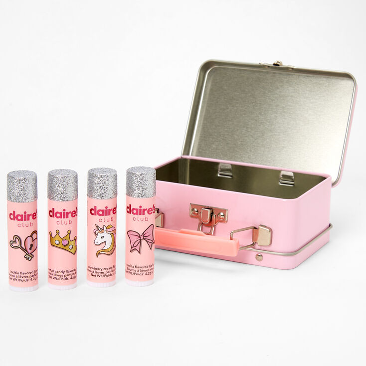 Claire&#39;s Club Princess Lip Balm Tin - 4 Pack,