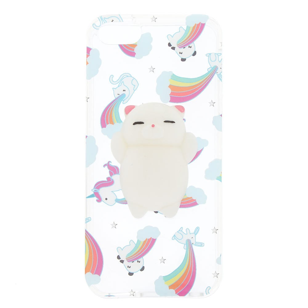 Rainbow Cat Squishy Phone Case - Fits iPhone 5/5S/SE,