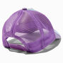 Claire&#39;s Club Purple Sequin Trucker Hat,
