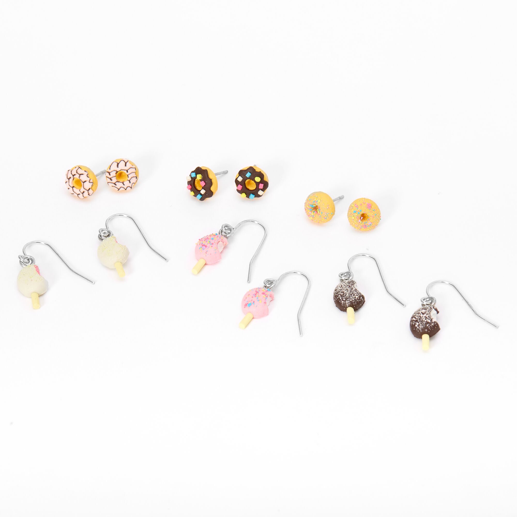 Claire's donut new arrivals earrings