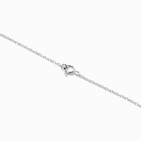 Sterling Silver Hello Kitty&reg; Initial Pendant Necklace - K,