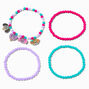 Claire&#39;s Club Dogs Seed Bead Stretch Bracelets - 4 Pack,