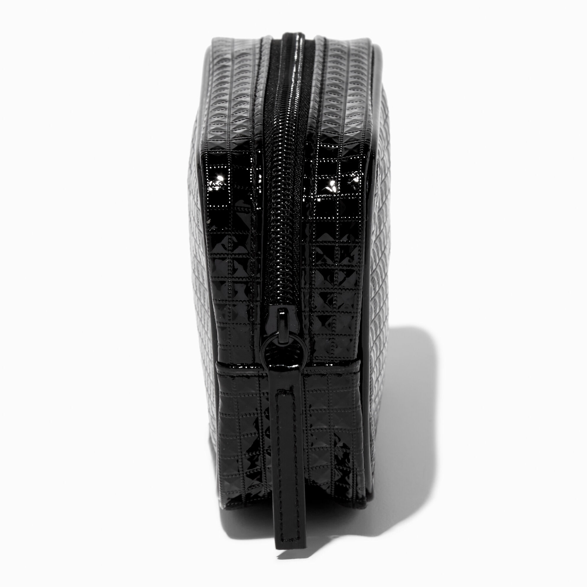 Black Studded Mini Makeup Bag,
