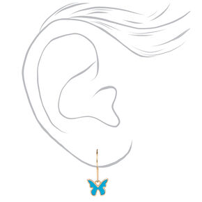 Gold Butterfly Mixed Earrings Set - 6 Pack,